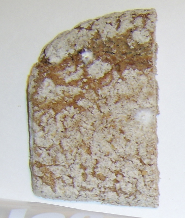 Rye bread exposed to ozone